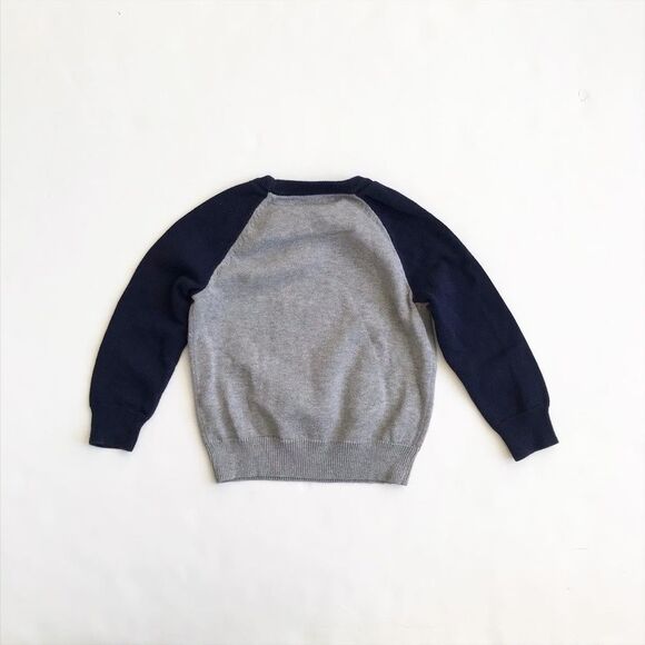 Crewcuts blue/gray light knit sweater VGUC 2T - Picture 4 of 4